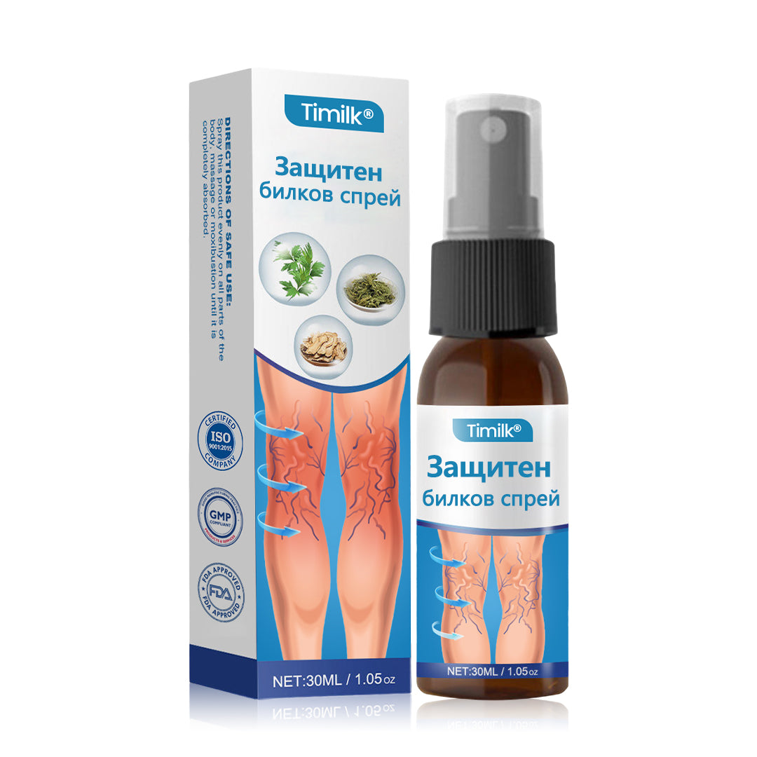 Timilk® VeinGuard Herbal Spray-Клинично доказано е, че премахва разширените вени само за 7 дни!✅