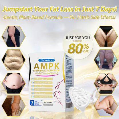 CleraLuxe® AMPK Metabolism Activating Patches – Enriched with plant extracts such as EGCG and berberine, these patches help block carbohydrate absorption and burn fat. See results in just 7 days! 🎁🎁