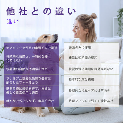 🎁 特別オファー |🐾🐾🐾🐾🐾 ClearaNature® ペット用目元ケアソリューション ⭐️