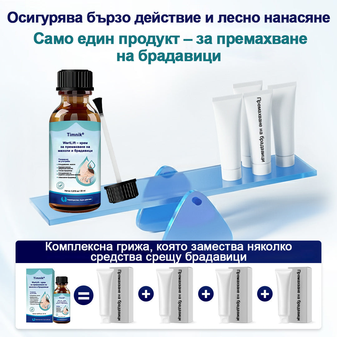Течност за премахване на брадавици Timnik®WartLift