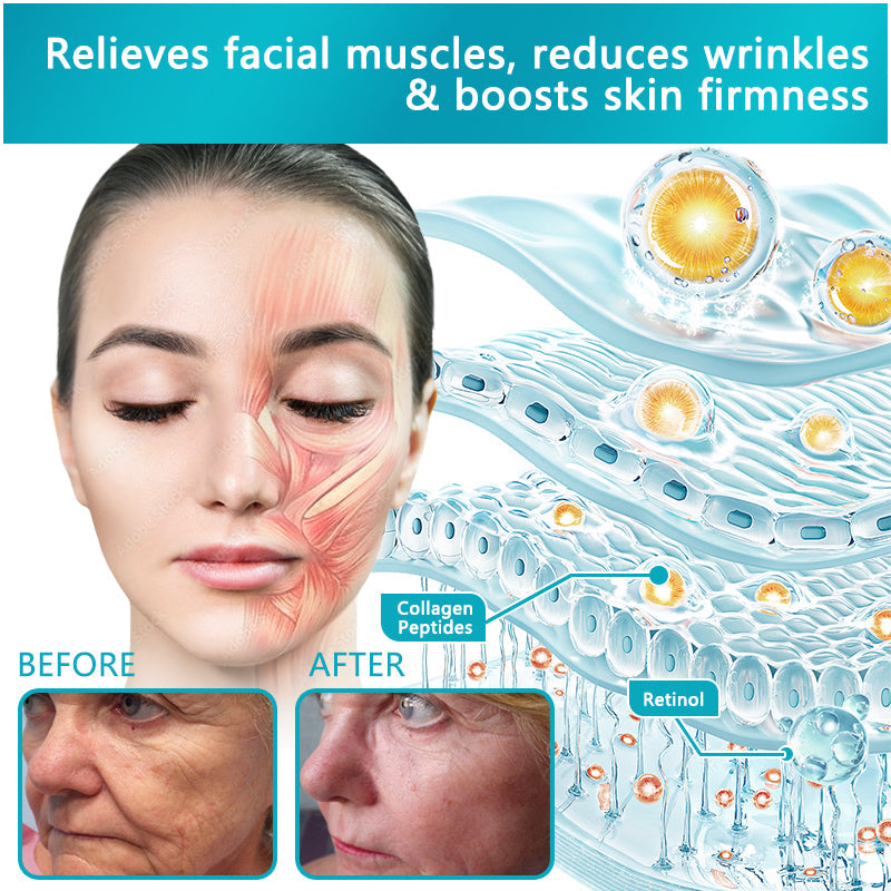 CleraLuxe® Anti-Aging Retinol Serum Cream promotes collagen production, firms and reduces wrinkles, effectively fades dark spots, and revitalizes the skin.